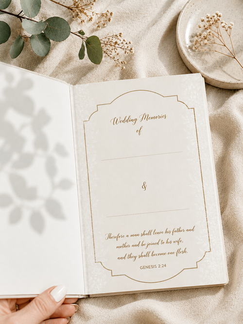 Bride's Engraved Wedding Bible – Personalized NKJV
