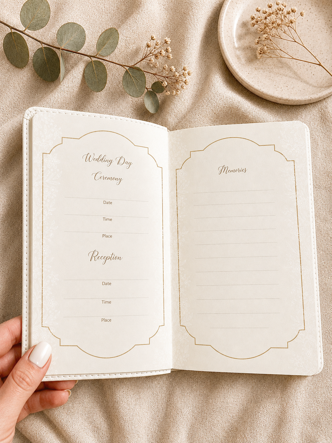 Bride's Engraved Wedding Bible – Personalized NKJV