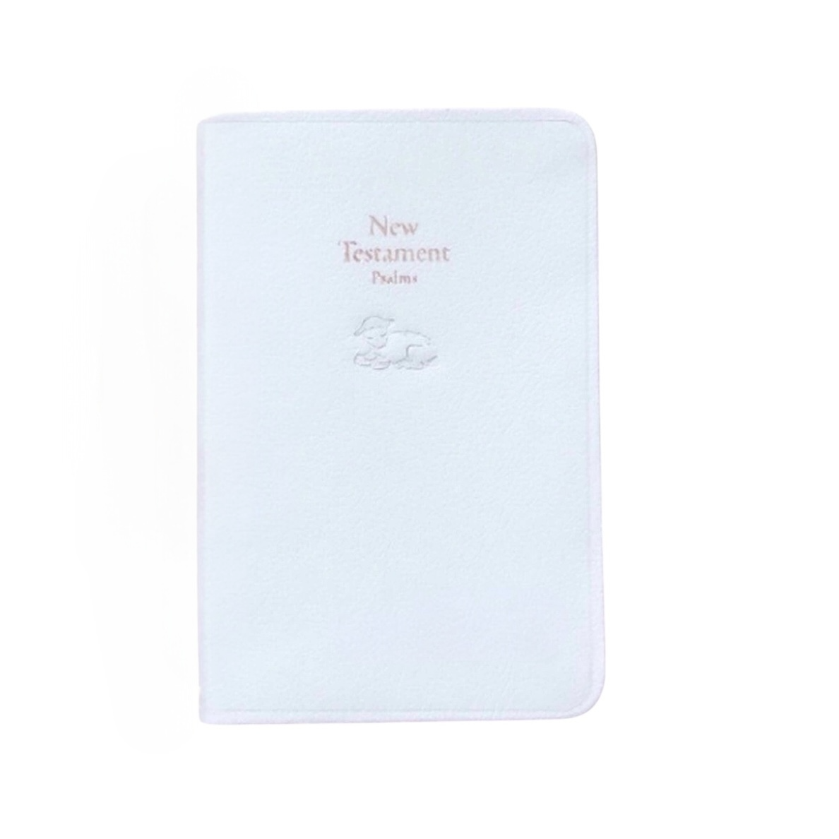 Personalized Baby Dedication Bible - Leather New Testament with Psalms