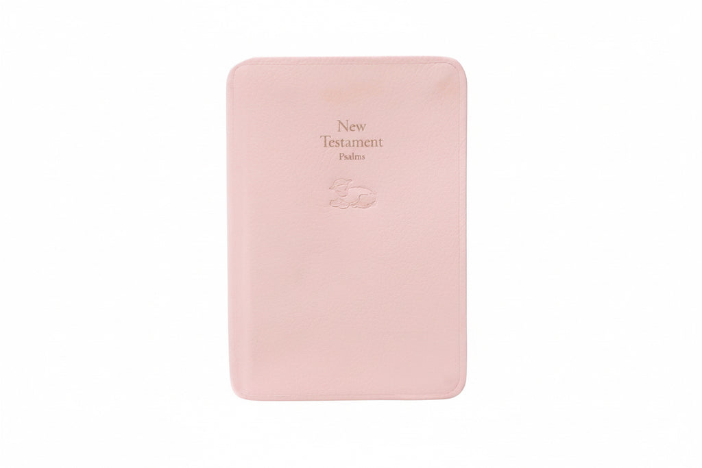 Personalized Baby Dedication Bible - Leather New Testament with Psalms